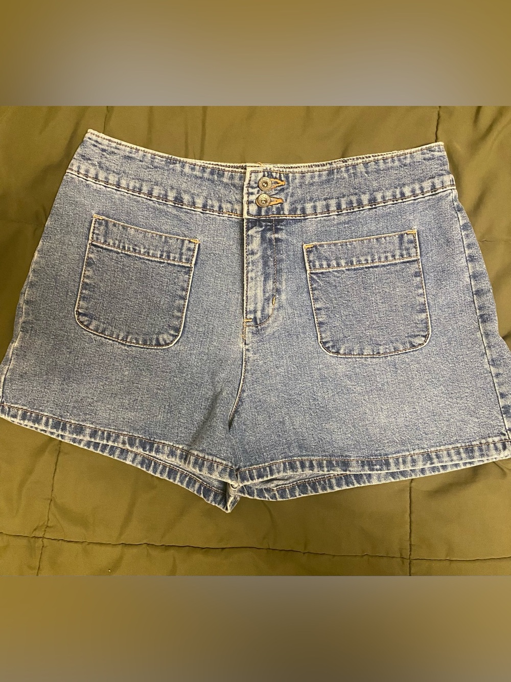 Classic Light Blue Denim Shorts